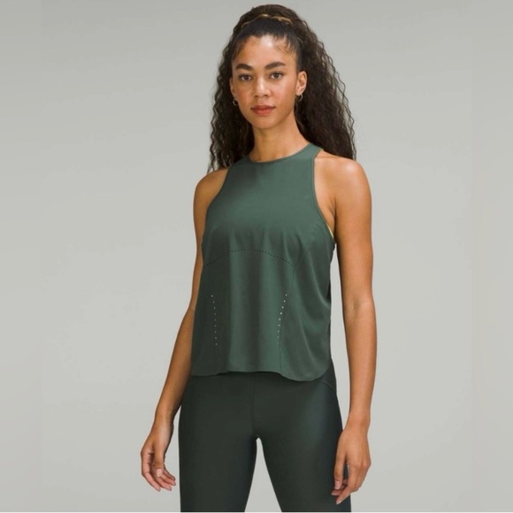 lululemon athletica Tops - Lululemon Swift Ventilated Racerback Running Tank‎ Top
Smoked Spruce